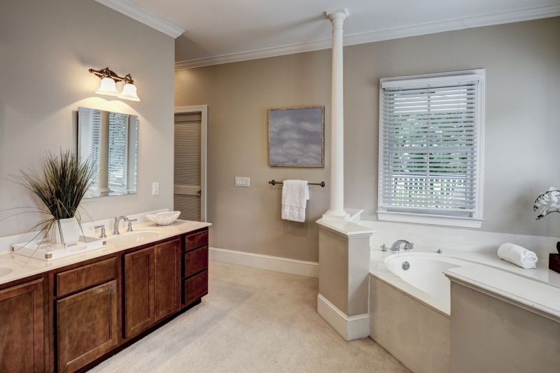Bathroom with Floating Vanities